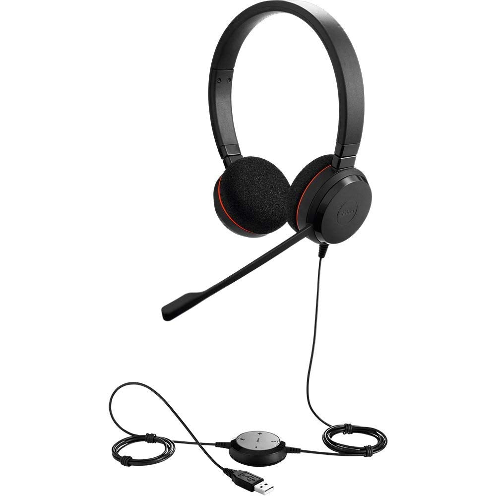 Jabra Evolve 20 UC USB-A or USB-C/A Stereo Headset