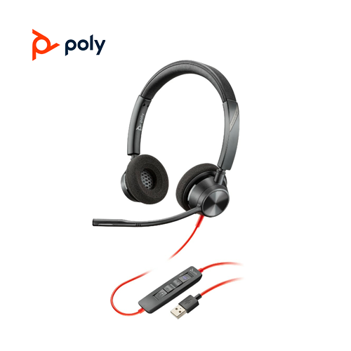 Poly Blackwire 3320-M USB-A Stereo Headset