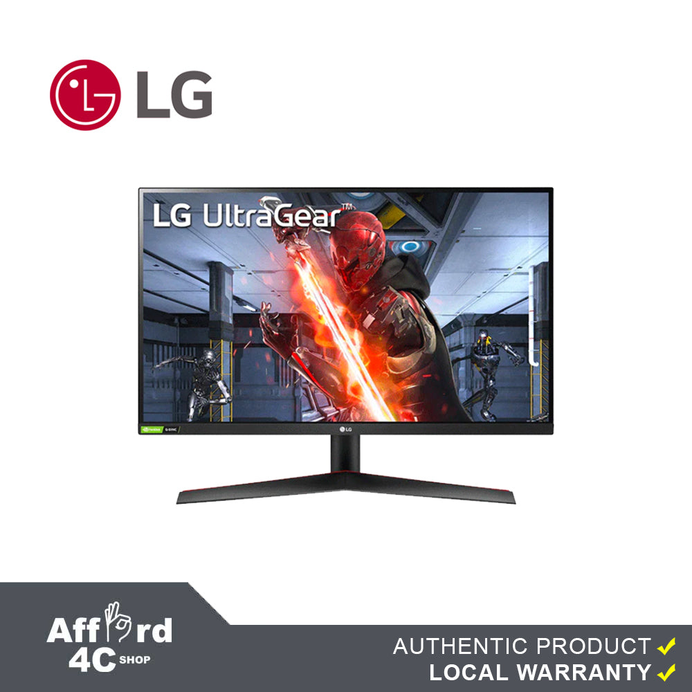 LG 27GN600-B UltraGear Monitor / 27 inch / 1920 x 1080 Resolution / AMD FreeSync Premium / Dynamic Action Sync / Black Stabilizer