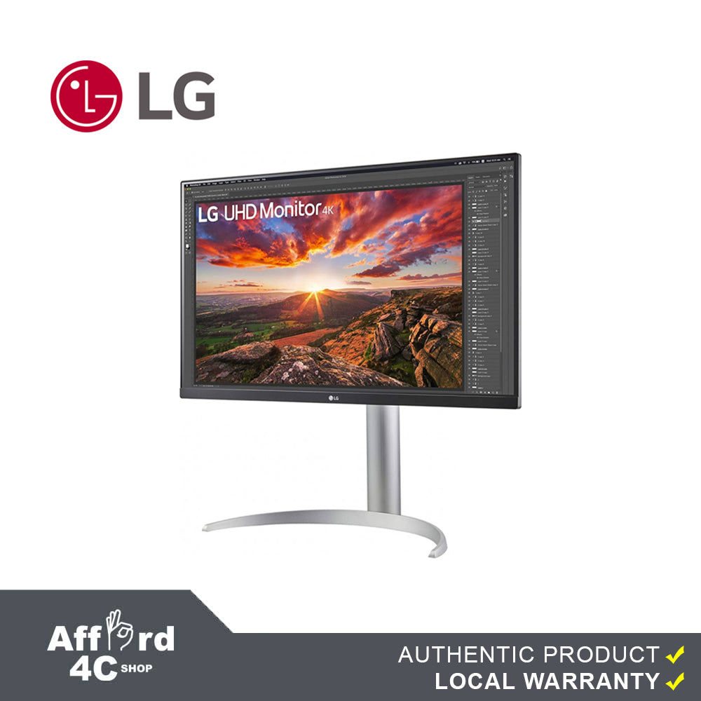 LG 27UP850N UltraHD / 27 inch / 3840 x 2160 Resolution / AMD FreeSync / Dynamic Action Sync / Black Stabilizer