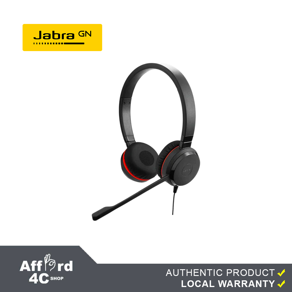 Jabra Evolve 20 SE Special Edition Leatherette MS Stereo USB Headset