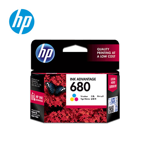 HP 680 Tri-color Original Ink Advantage Cartridge (F6V26AA)