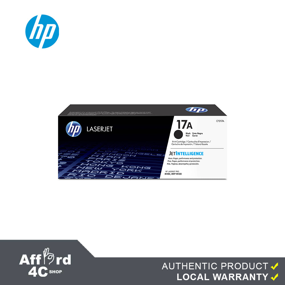 HP 17A Black Original LaserJet Toner Cartridge CF217A