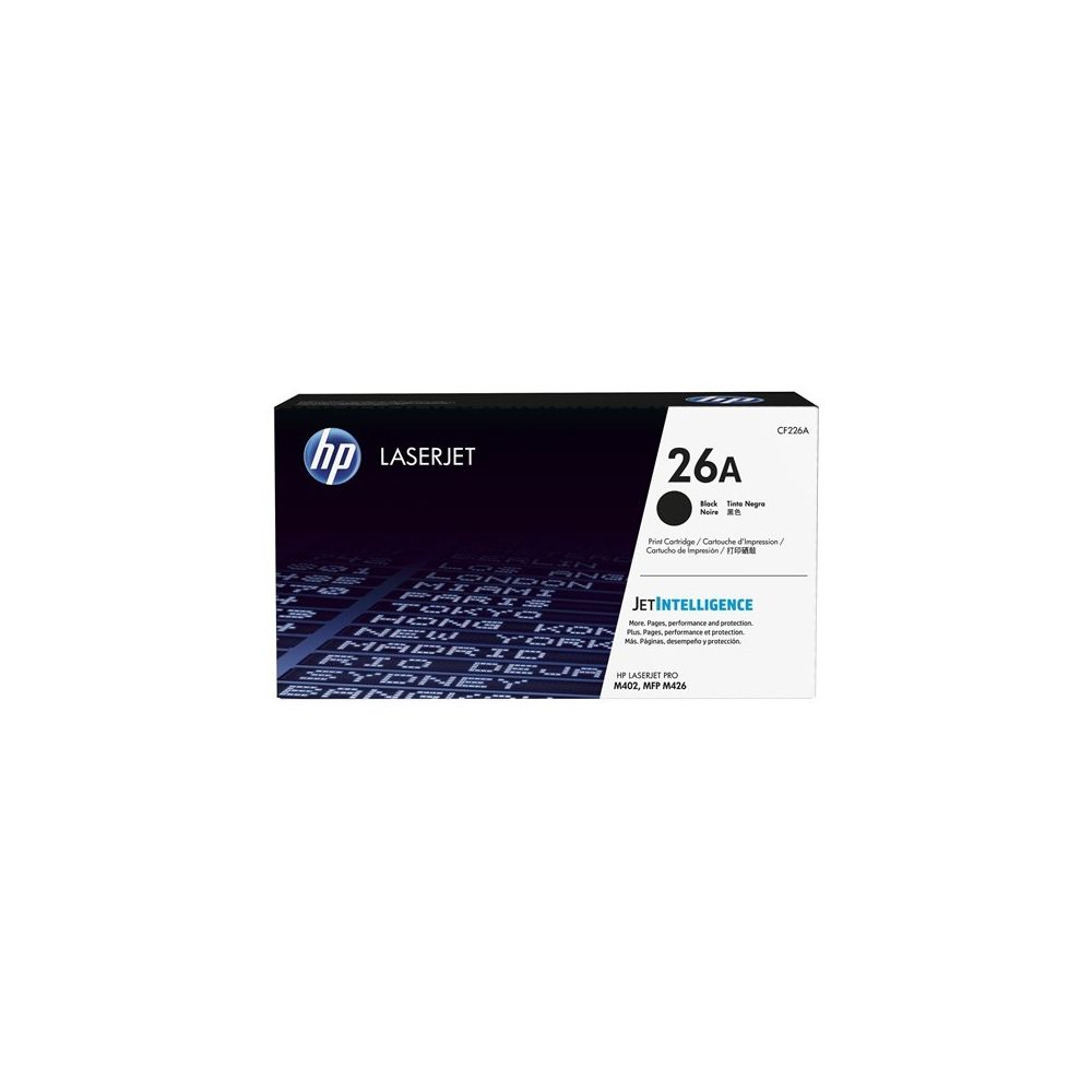 HP 26A Black Original LaserJet Toner Cartridge CF226A