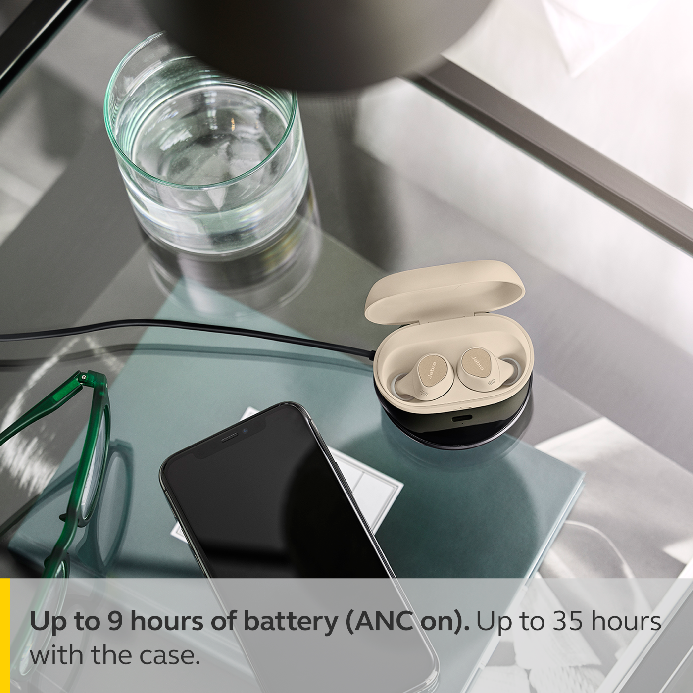 Jabra Elite 7 Pro - True Wireless Earbuds With MultiSensor Voice Technology - Gold Beige