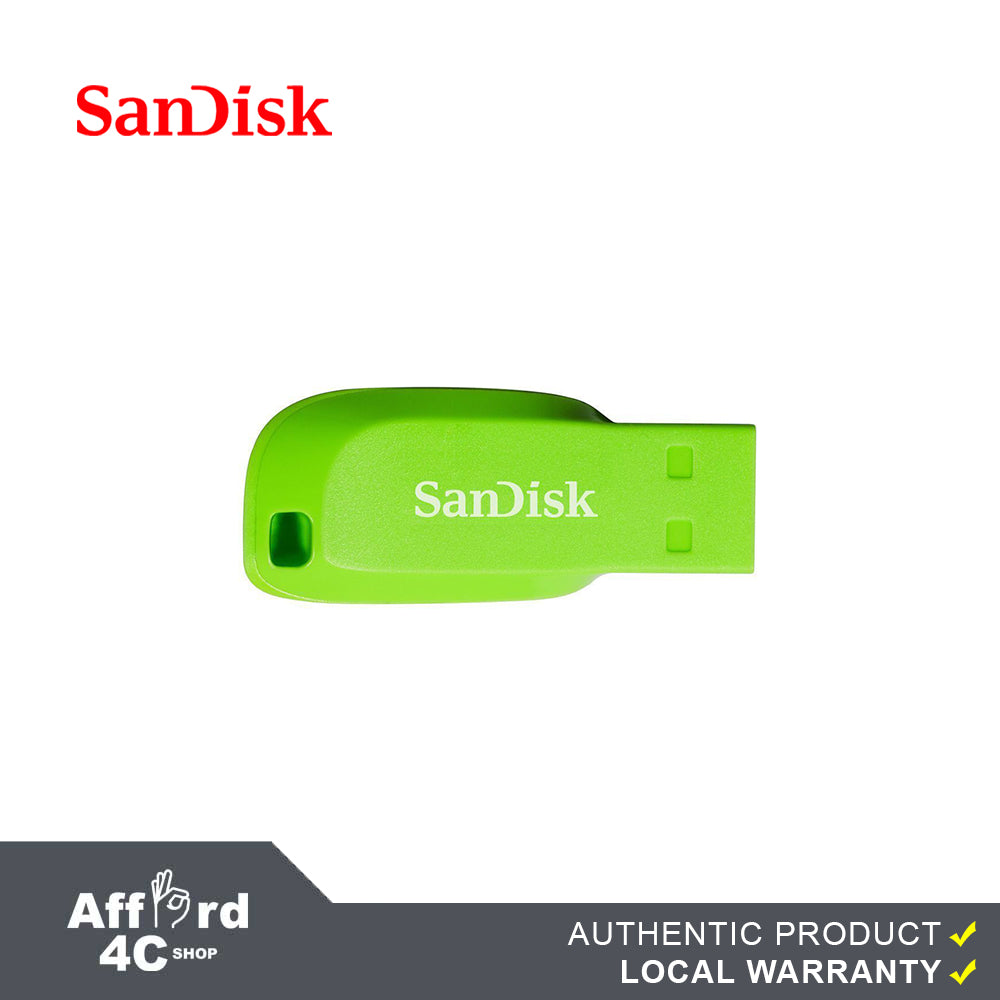 SANDISK CRUZER BLADE 16GB / 32GB / 64GB SDCZ50 - B35 USB FLASHDRIVE