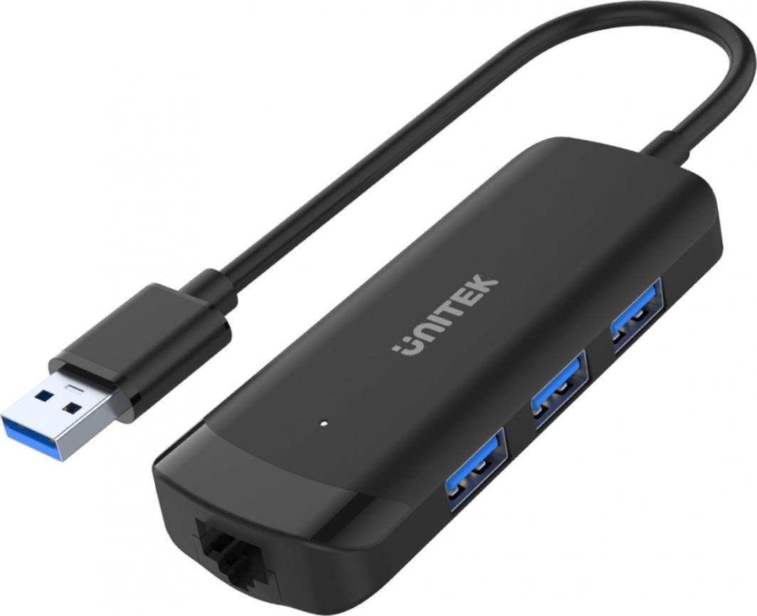 Unitek H1111A 4-in-1 USB 3.2 Gen1 Type-A to USB  3 Port Hub Connector