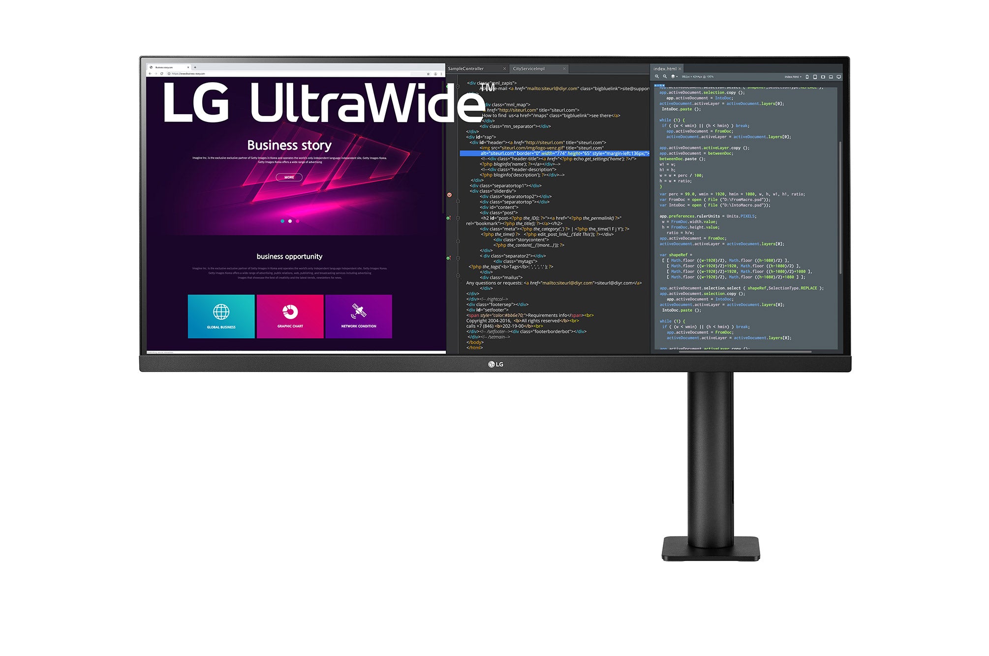 LG 34WN780 UltraWide Monitor / 34 inch / 3440 x 1440 inch / AMD FreeSync / Dynamic Action Sync / Black Stabilizer