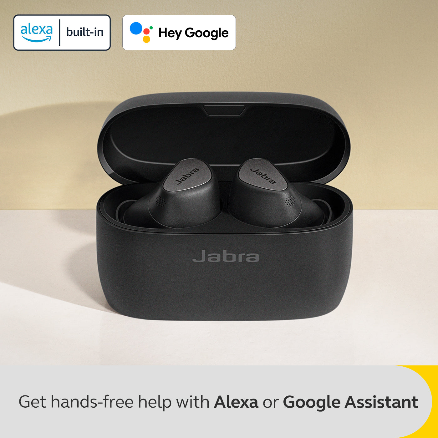 Jabra Elite 5 True wireless earbuds with Hybrid Active Noise Cancellation (ANC)