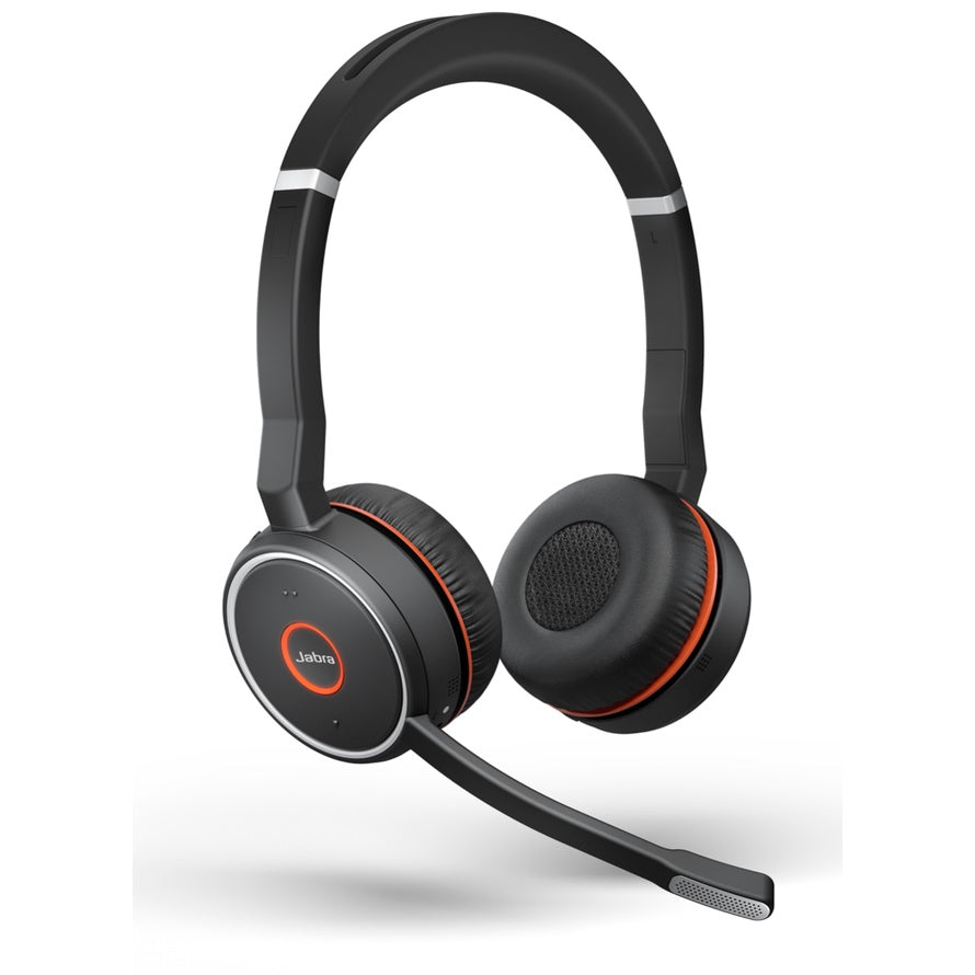 Jabra Evolve 75 - Professional Wireless Headset With Active Noise Cancellation + Link 370 USB Dongle