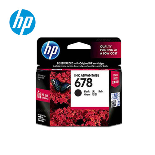 HP 678 Black Original Ink Advantage Cartridge (CZ107AA)