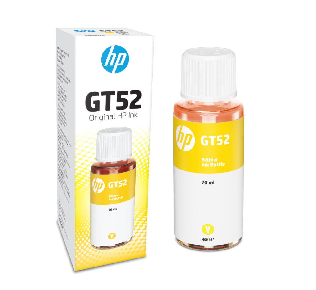HP GT52 Cyan/Magenta/Yellow Ink Bottle Compatible with Smart Tanks All-In-One Printer Series