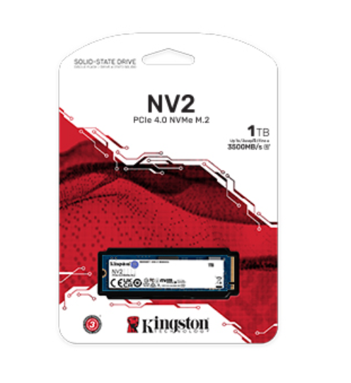 Kingston NV2 250GB/500GB/1TB/2TB/4TB PCIe 4.0 NVMe M.2 Internal Desktop and Laptop PCs SSD Solid State Drive