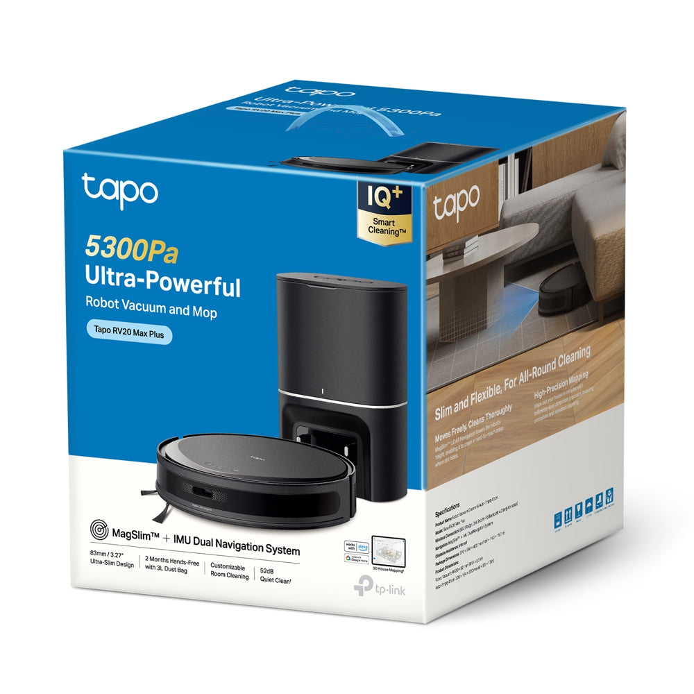 Tapo RV20 Max MagSlim™ LiDAR Navigation Robot Vacuum