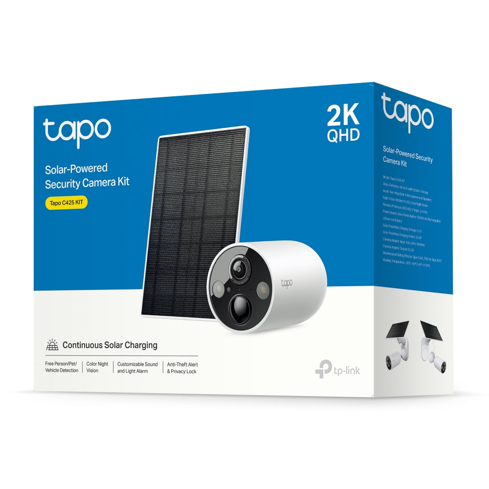 TP-Link Tapo C425 KIT Solar-Powered Security Camera Kit