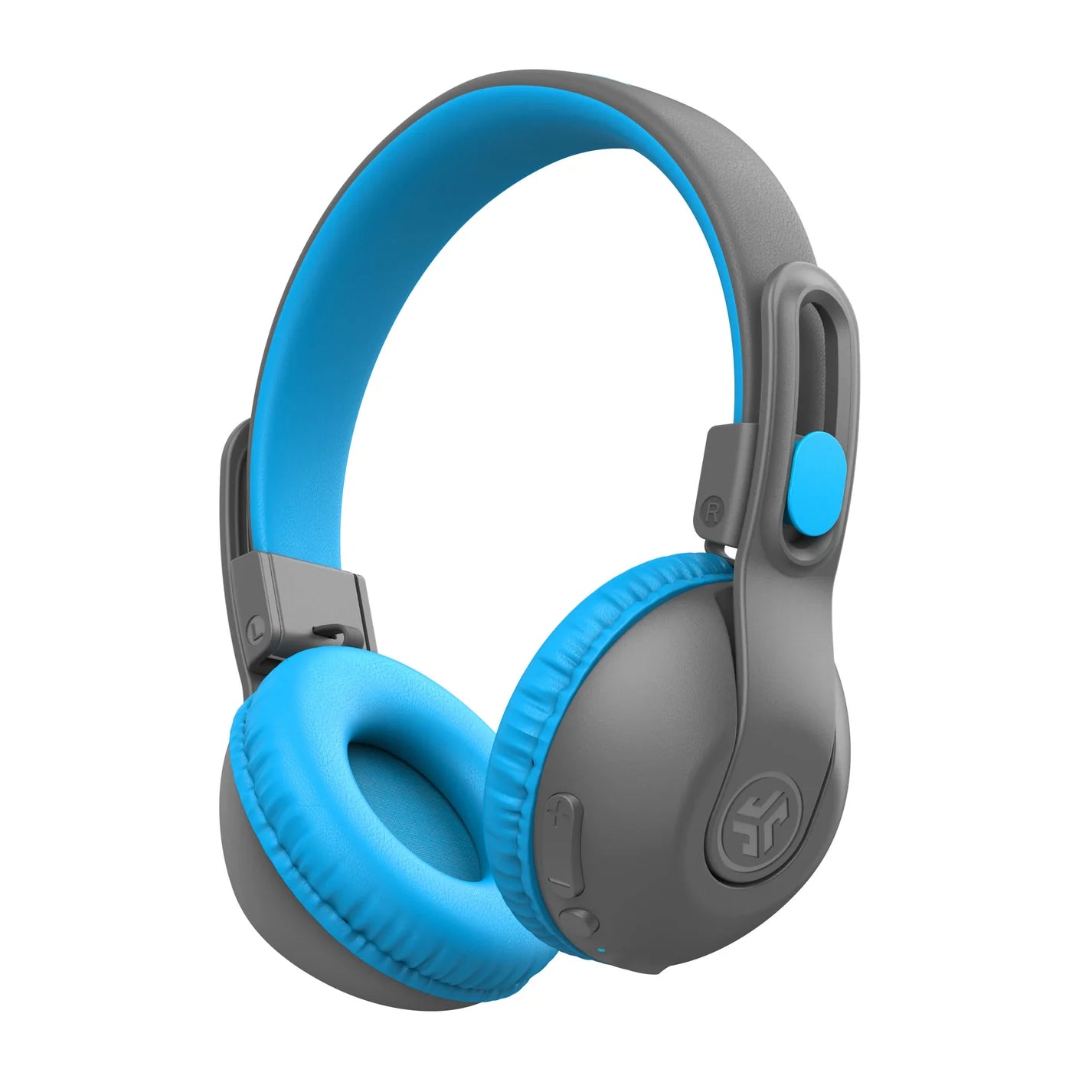 JLab JBuddies Studio 2 On-Ear Kids Wired Headphones Toddler Headphones Kid Safe Studio Volume Safe Volume Limiter Folding Adjustable Noise Isolation with Mic
