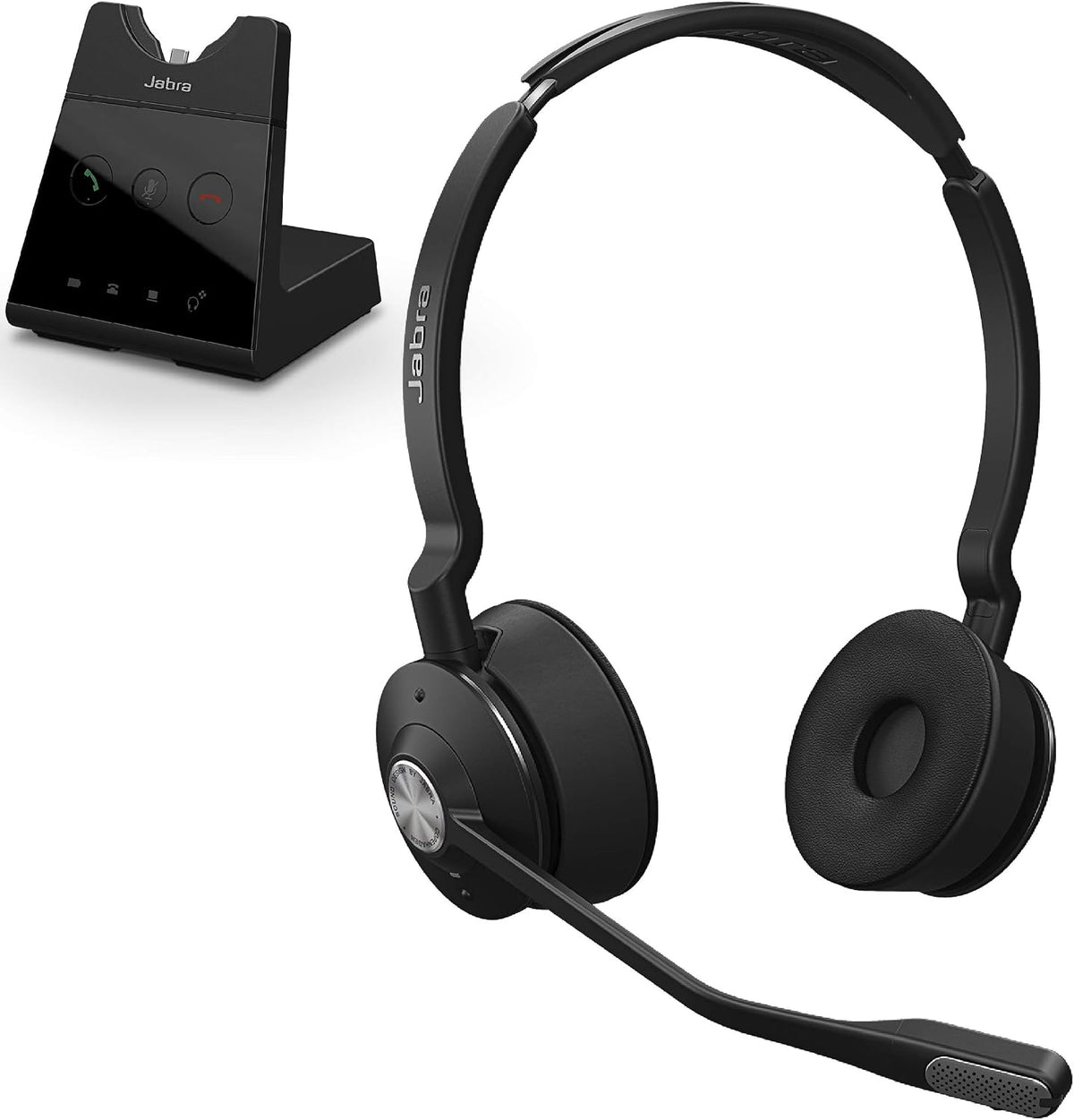 Jabra Engage 65 Stereo Wireless Noise Cancelling Headset With Charging Base (PH DECT Version)