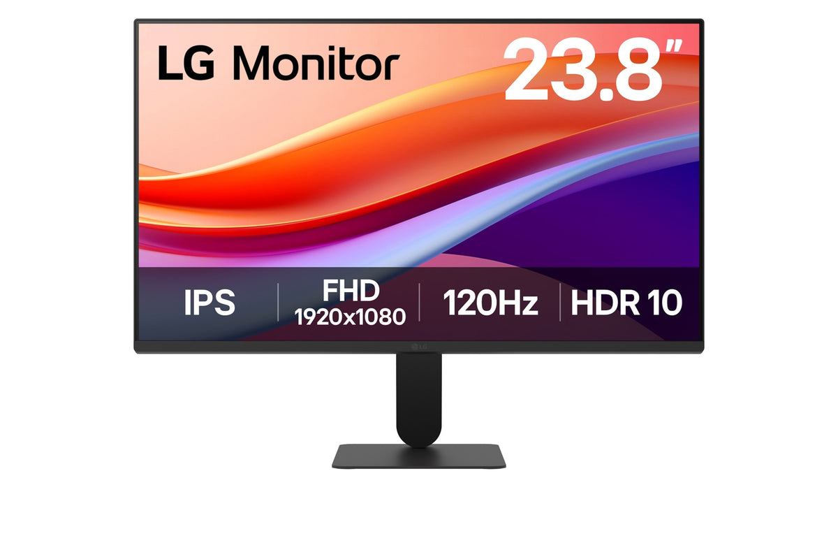 LG 24U411B-B 24" FHD 120Hz IPS Desktop display | sRGB 99%, HDR10, 1ms MBR 5ms GtG, AMD FreeSync, Tilt adjustment, HDMI, D-Sub