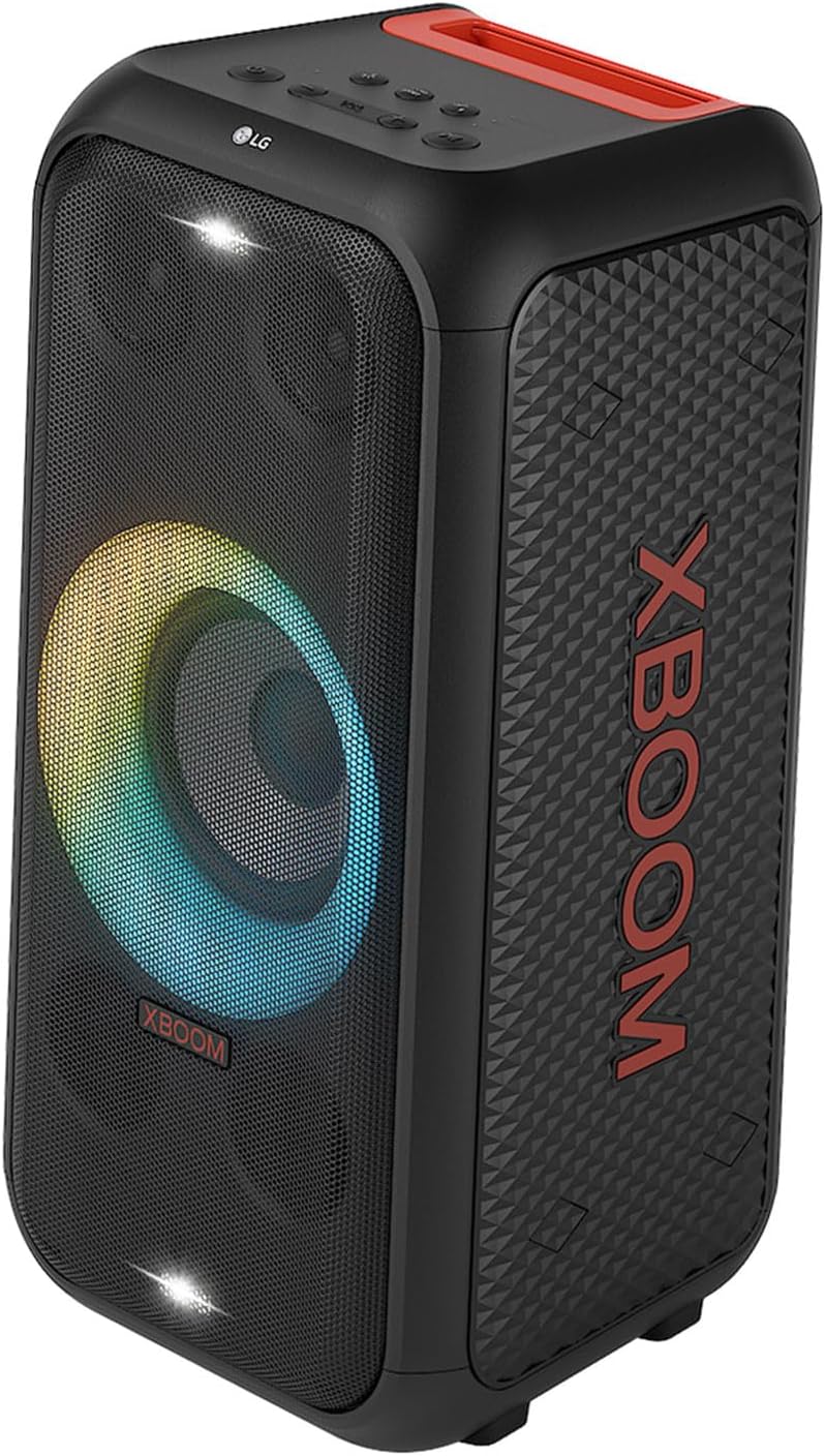 LG XBOOM XL5T Multi-Color Ring Lighting Bluetooth Party Speaker Audio System up to 12hrs Battery