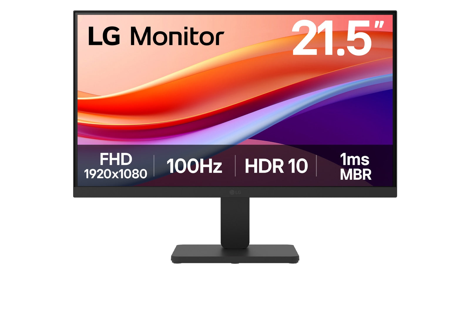 LG 22U401A-B 22" Full HD monitor 100Hz with sRGB 99% HDR 10, 1ms MBR