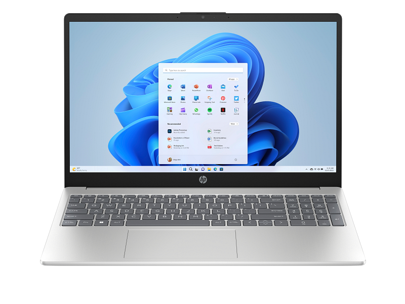 HP Laptop 15-fd2111TU  | Ultra 5-225U (12C) 12 NPU TOPs | 16GB DDR5 2DM 5600 | 512GB PCIe value | Intel Graphics | 15.6 FHD (1920x1080) | W11 HOME | Natural Silver | WARR 2-2-2/ MS Office Home 2024 + 1YR M365 Basic