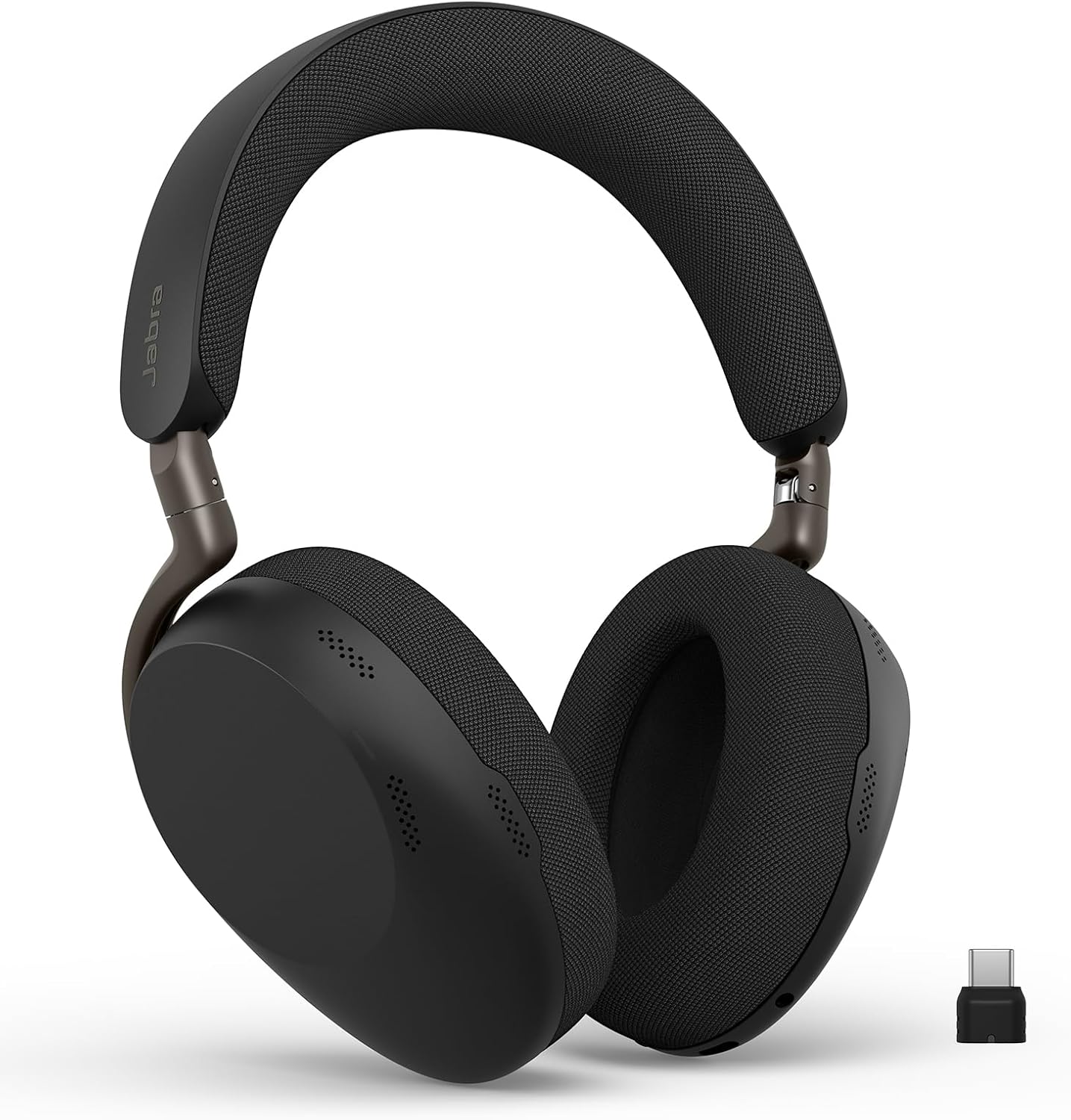 Jabra Evolve3 85 Over-Ear USB-C Wireless Bluetooth Headset with Microphone for Work, AI Voice Call Technology, Adaptive Active Noise Cancellation, 25-Hour Battery, Works with Meeting Apps