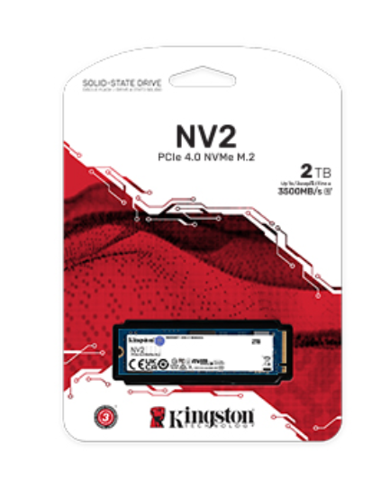 Kingston NV2 250GB/500GB/1TB/2TB/4TB PCIe 4.0 NVMe M.2 Internal Desktop and Laptop PCs SSD Solid State Drive