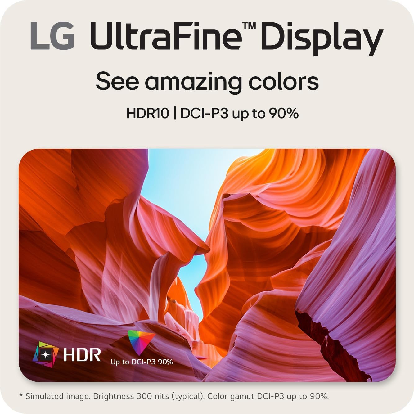 LG 27U711B-B 27" UltraFine PC Monitor | 3840 x 2160 Resolution | DCI-P3 90% (CIE 1976) |  60Hz