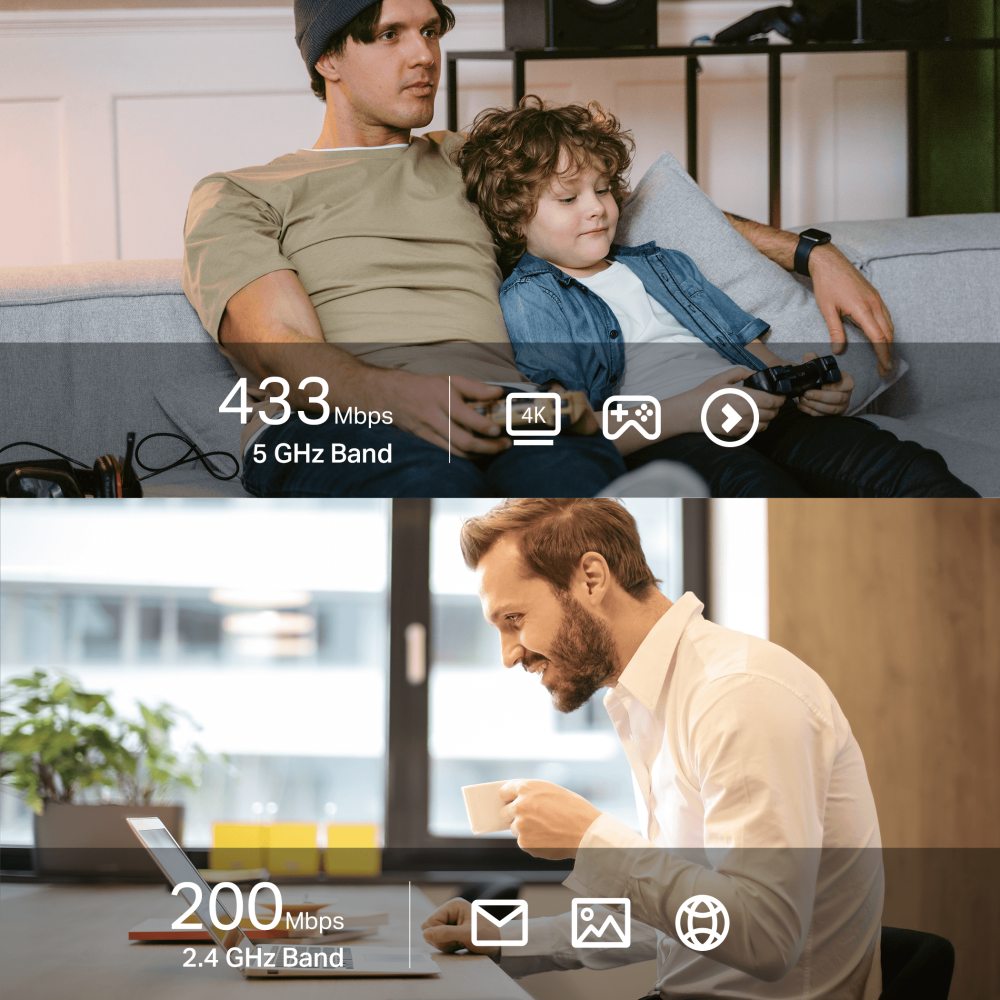 TP-Link Archer T2UB Nano AC600 Nano Wi-Fi Bluetooth 4.2 USB Adapter