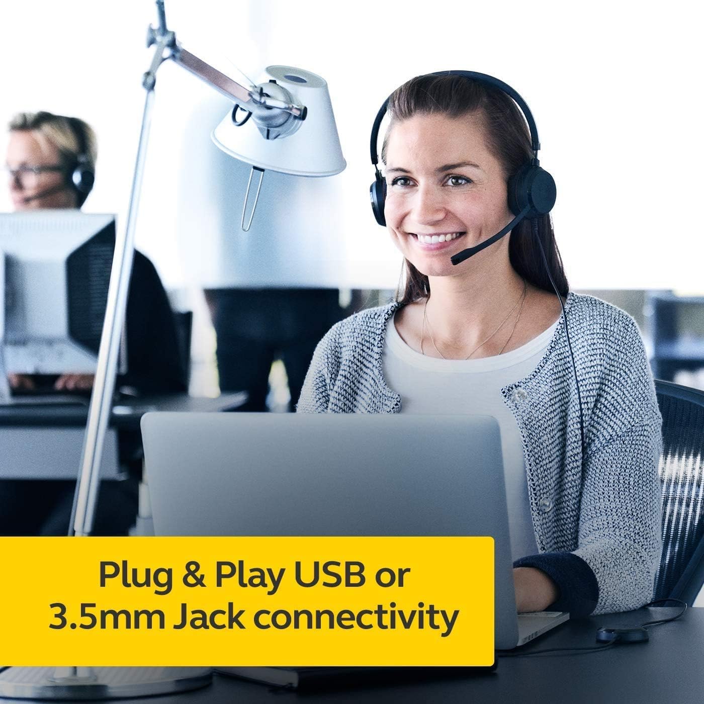 Jabra Evolve 30 II MS Mono USB-C/A or USB-A Wired Headset/Music Headphones