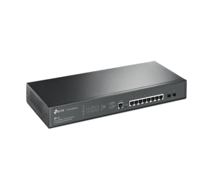 TP-Link TL-SG3210XHP-M2 JetStream 8-Port 2.5GBASE-T and 2-Port 10GE SFP+ L2+ Managed Switch with 8-Port PoE+