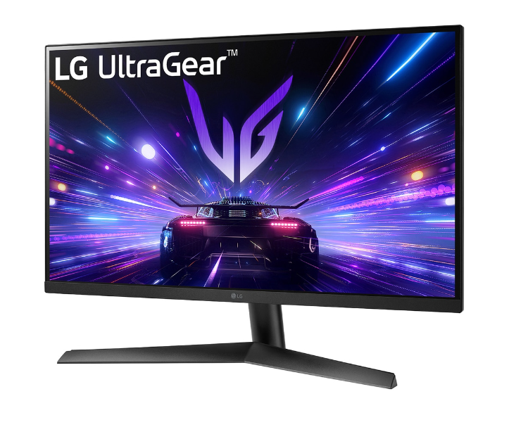 LG 27GS60F-B UltraGear 27" Gaming Monitor for PC Gaming, Home Gaming, Full HD (1920 x 1080), Anti-Glare, 180Hz, IPS 1ms (GTG), FreeSync™ Technology, G-Sync Compatible, HDR10, DisplayPort, HDMI, Tilt