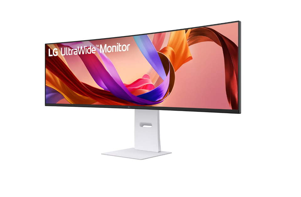 LG 49U950A-W 49-inch curved UltraWide Dual QHD Nano IPS monitor with 144Hz and HDR 400