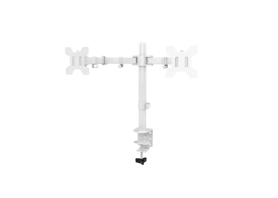 Inplay KMT-2 Dual Arm Monitor Mount 13-27" Fully Adjustable with C Clamp Stand