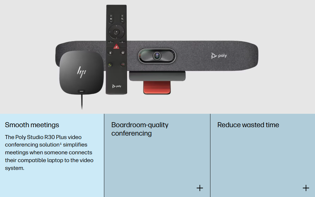Poly Studio R30 USB Video Bar AP Eng localization