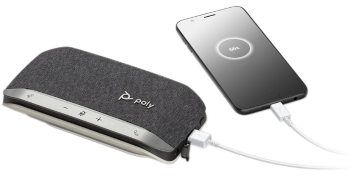 Poly Sync 20+, Microsoft, Smart Conference Speakerphone With BT600 USB-A Wireless Adapter