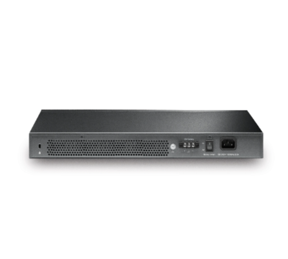 TP-Link TL-SG3428X-UPS JetStream 24-Port Gigabit L2+ Managed Switch with 4 10GE SFP+ Slots and UPS Power Supply