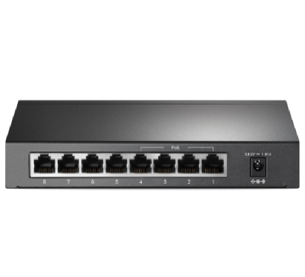 TP-Link TL-SF1008P 8-Port 10/100Mbps Desktop Switch with 4-Port PoE+