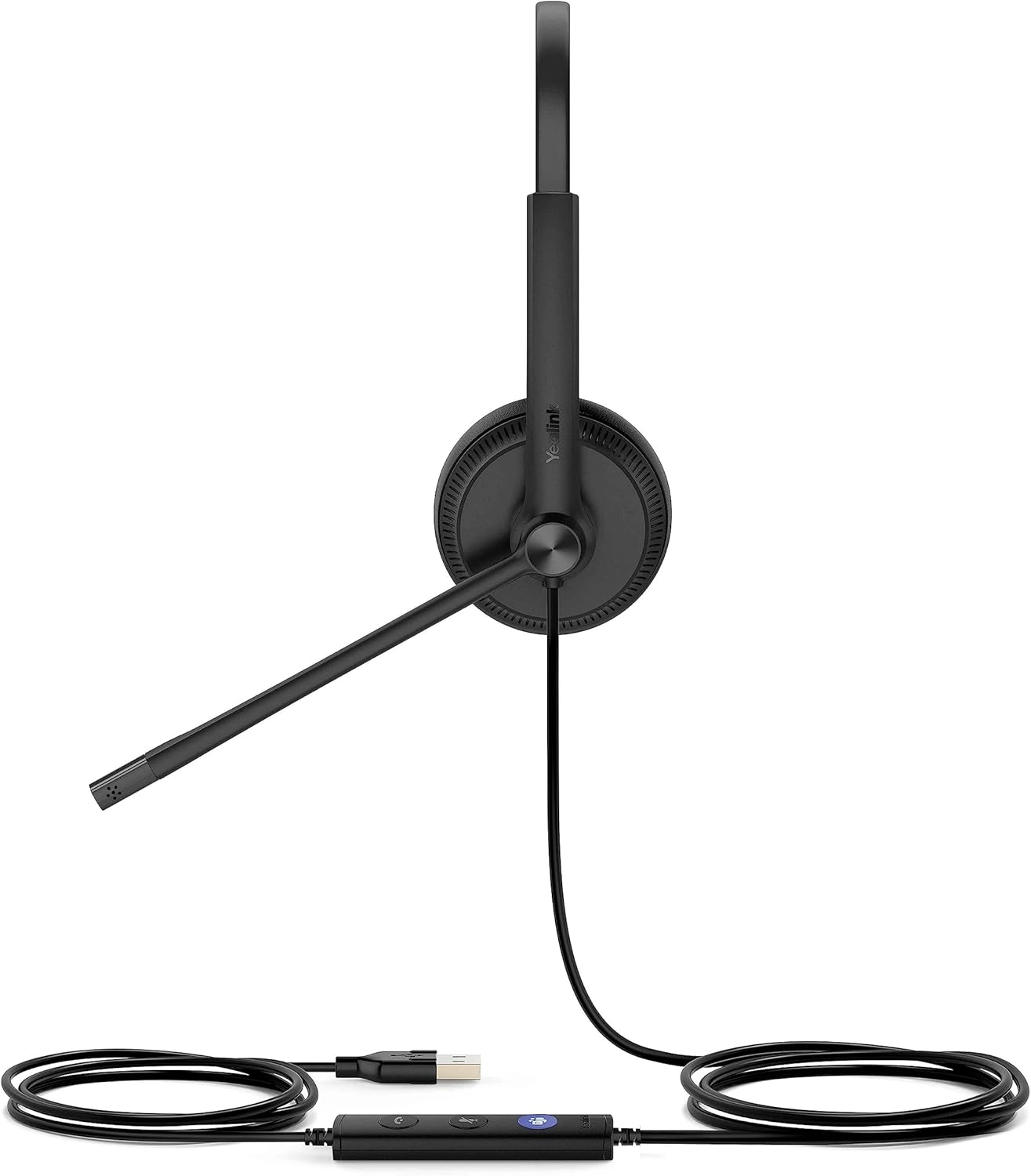 Yealink UH34 Lite Dual USB Stereo Wired Headset MS Teams UC Noise Cancelling | HD Audio Sound | Lightweight