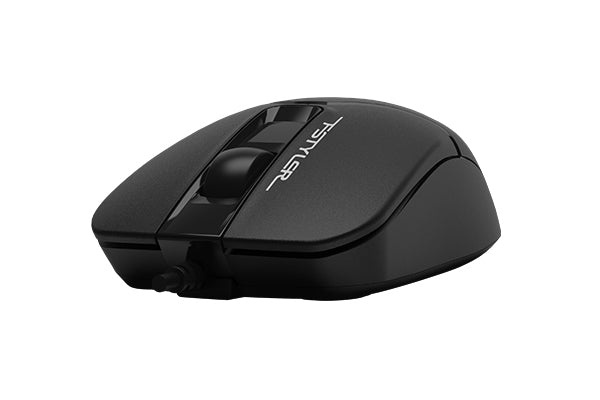 A4Tech FM12 1200 DPI Optical Wired Mouse Black