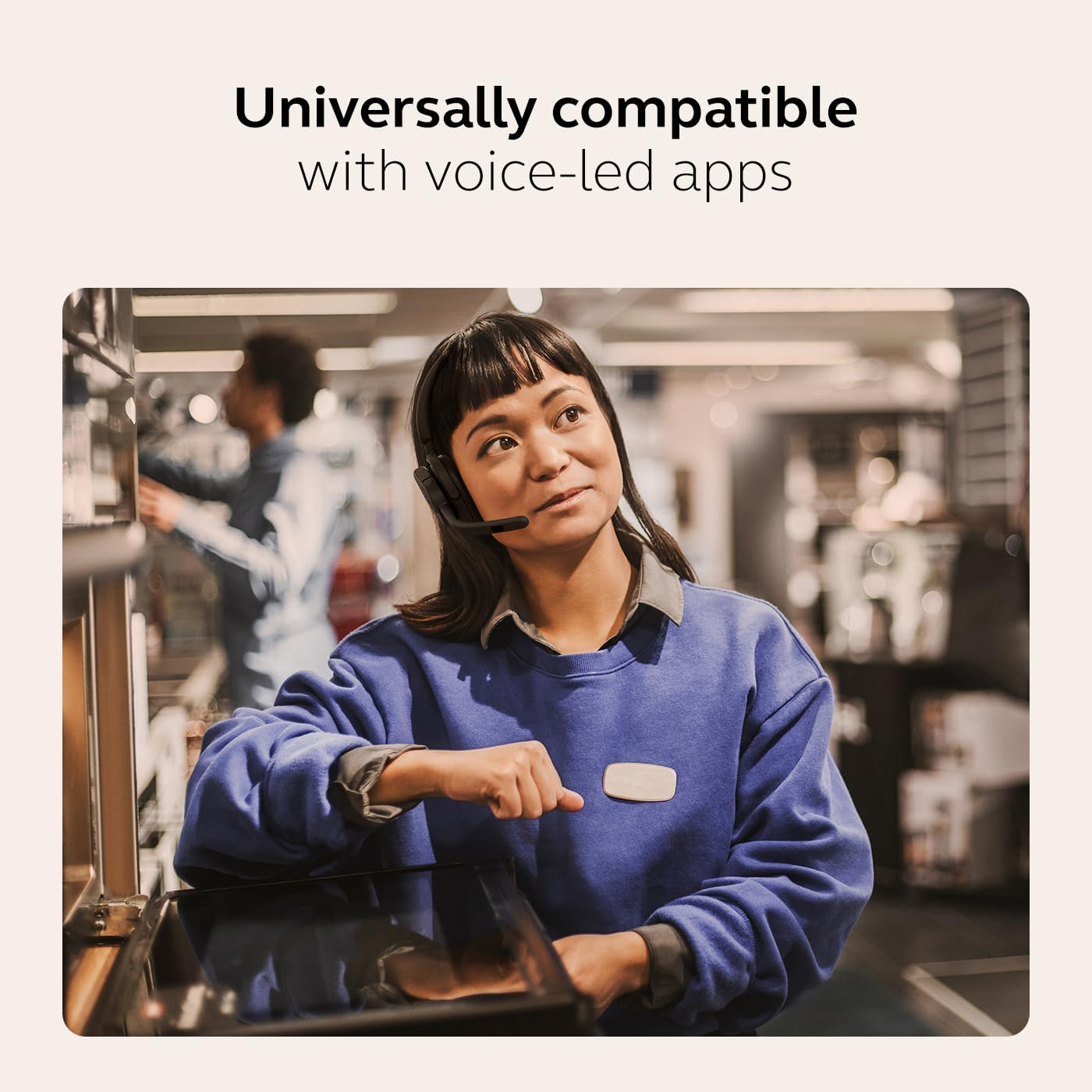 Jabra Perform 75 Push-to-Talk (PTT) Bluetooth Wireless Headset with Over-Head or Behind-Neck Style, Ultra Noise-Cancelling, UC Cellular or Wireless Push-to-Talk, and Face2Face Mode, IP65-Rated