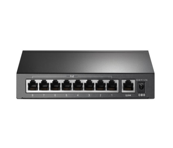 TP-Link TL-SF1009P 9-Port 10/100Mbps Desktop Switch with 8-Port PoE+