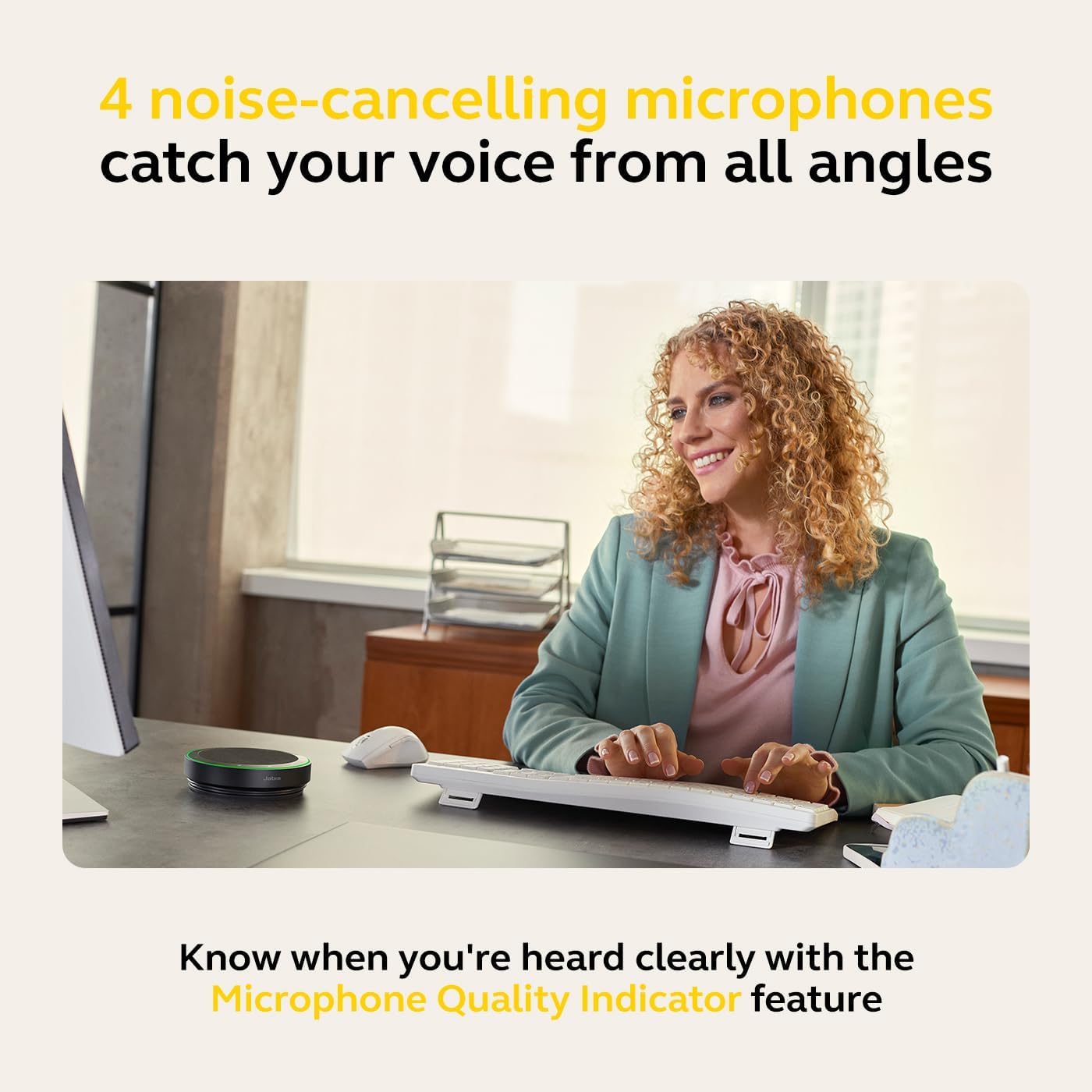 Jabra Speak2 75 MS Teams Best Professional Portable Speakerphone, With Link 380 USB-A Wireless Adapter