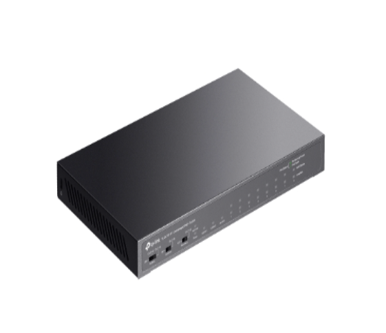 TP-Link TL-SL1311P 8-Port 10/100Mbps + 3-Port Gigabit Desktop Switch with 8-Port PoE+
