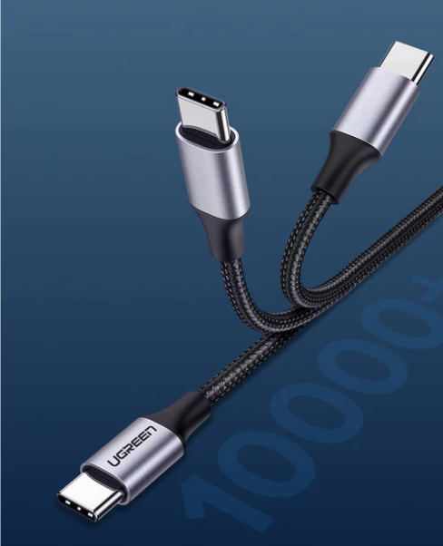 Ugreen USB-C 2.0 Male To USB-C 2.0 Male 3A Data Cable 1M