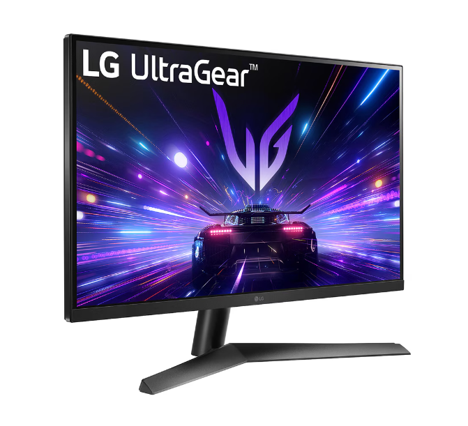 LG 27GS60F-B UltraGear 27" Gaming Monitor for PC Gaming, Home Gaming, Full HD (1920 x 1080), Anti-Glare, 180Hz, IPS 1ms (GTG), FreeSync™ Technology, G-Sync Compatible, HDR10, DisplayPort, HDMI, Tilt