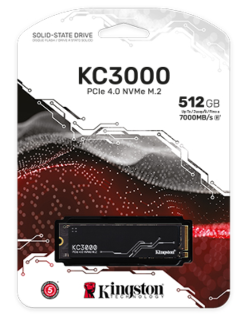 Kingston KC3000 512GB/1024GB/2048GB/4096GB PCIe 4.0 NVMe M.2 Internal SSD Solid State Drive Desktop and Laptop PCs