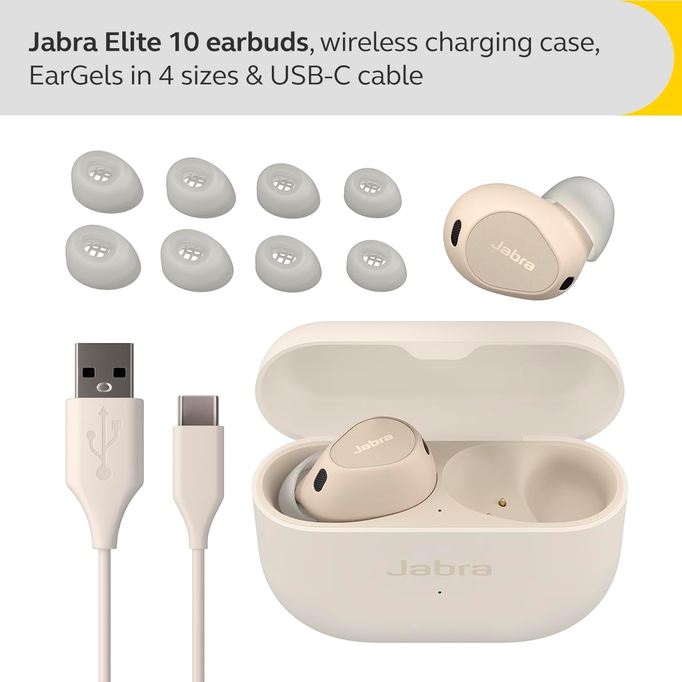 Jabra Elite 10 True Wireless Earbuds – Most Advanced Earbuds for Work and Life