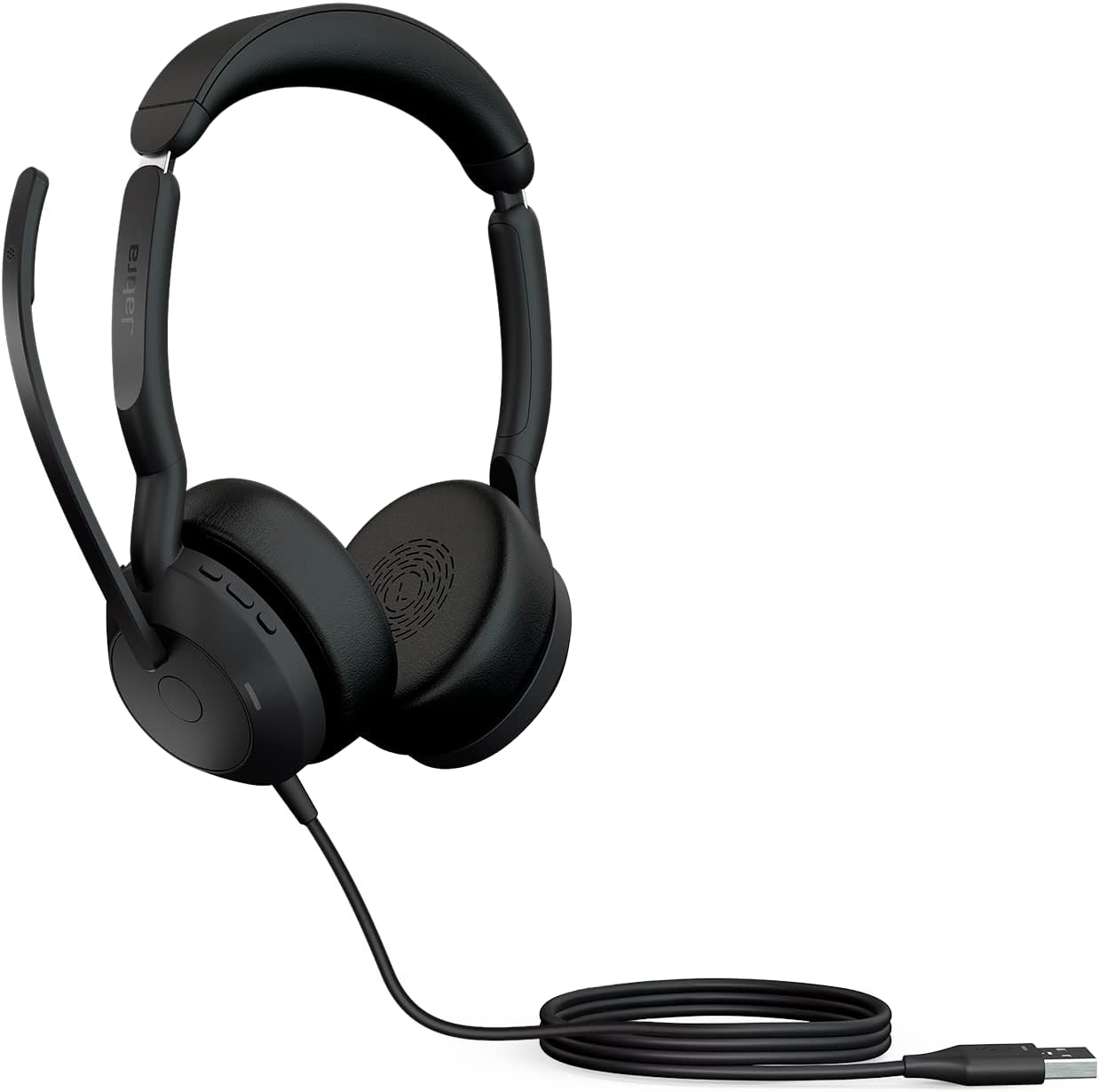 Jabra Evolve2 50 UC USB-A or USB-C/A Wired/Bluetooth Stereo Headset - with AirComfort Technology