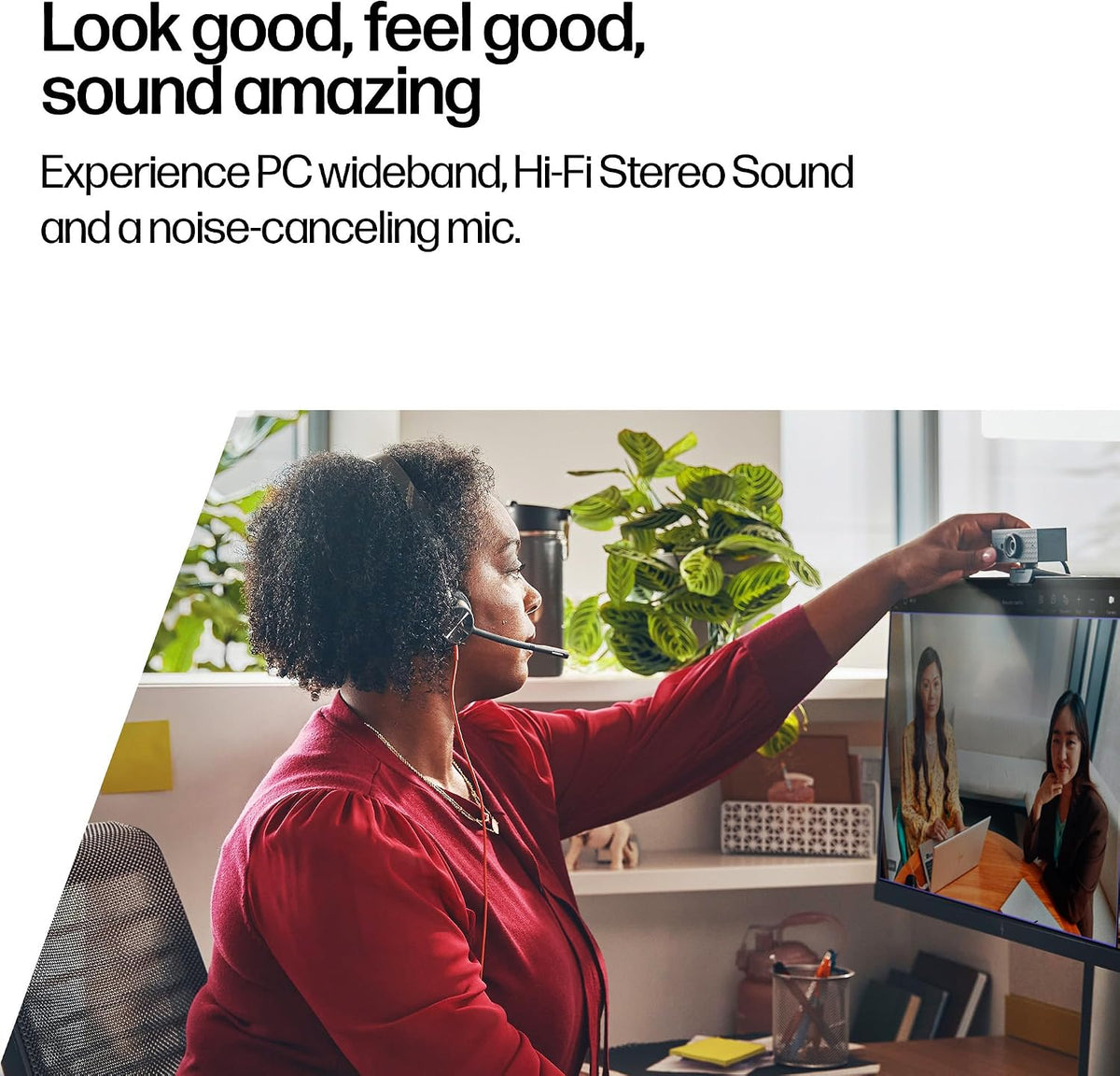 HP Poly Blackwire 3320 Stereo Microsoft Teams Certified USB-C Headset +USB-C/A Adapter (8X220AA)